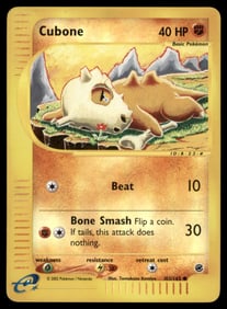Cubone Expedition #103/165 Holo Pokemon Card