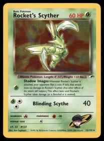 Rocket's Scyther Gym Heroes #013/132 Holo Pokemon Card