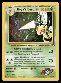 Koga's Beedrill SWIRL Gym Challenge #009/132 Holo Pokemon Card