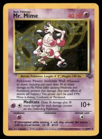 Mr. Mime (22) Jungle #22/64 Holo Pokemon Card