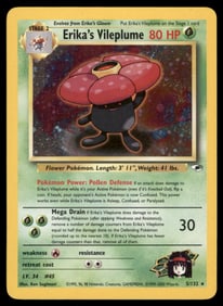 Erika's Vileplume Gym Heroes #005/132 Holo Pokemon Card