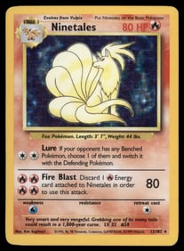Ninetales Base Set #012/102 Holo Pokemon Card