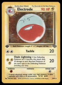 Electrode 1st ED. Jungle #02/64 Holo Pokemon Card