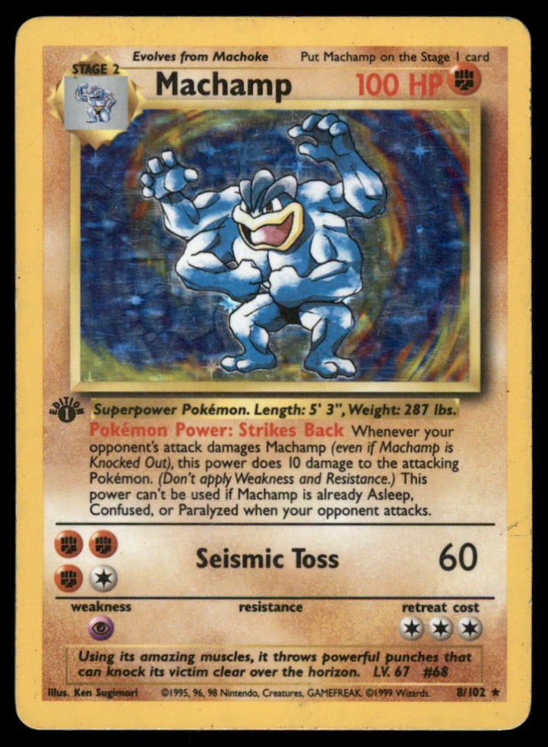 Machamp Deck Exclusives #008/102 Holo Pokemon Card: We offer combined shipping on multiple items. Buyers may also arrange their own shipping. LiveShipping is a separate and independent option for shipping that is NOT a part of the auction house or thei
