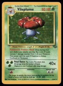 Vileplume (15) Jungle #15/64 Holo Pokemon Card