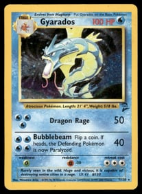 Gyarados Base Set #006/102 Holo Pokemon Card