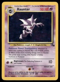 Haunter (6) Fossil #06/62 Holo Pokemon Card