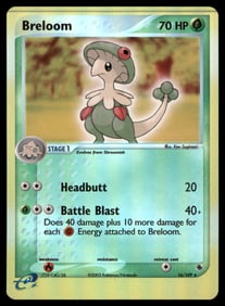 Breloom Ruby and Sapphire #16/109 Holo Pokemon Card