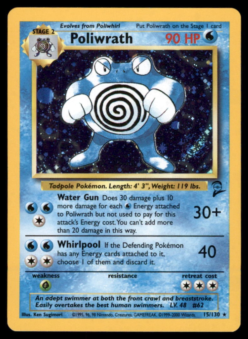 Poliwrath Base Set 2 #015/130 Holo Pokemon Card: We offer combined shipping on multiple items. Buyers may also arrange their own shipping. LiveShipping is a separate and independent option for shipping that is NOT a part of the auction house or thei