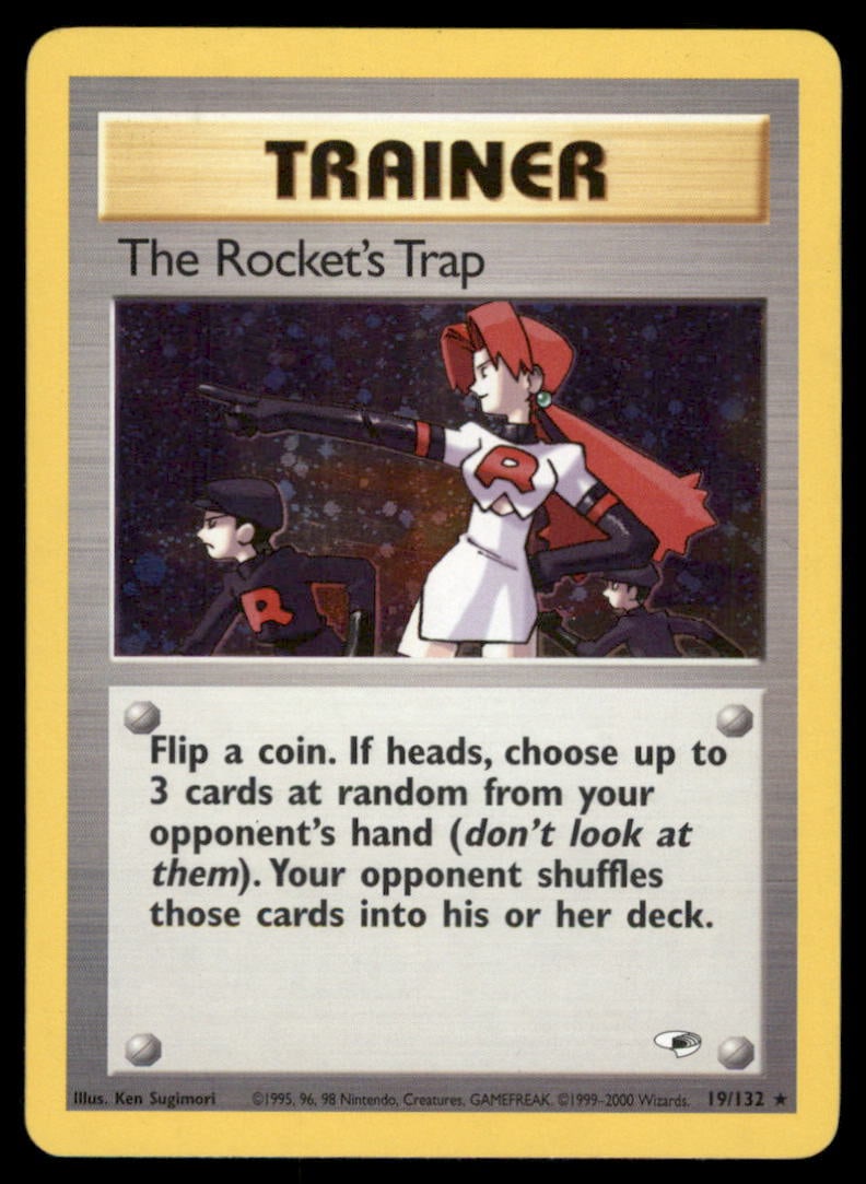The Rocket's Trap Gym Heroes #019/132 Holo Pokemon Card: We offer combined shipping on multiple items. Buyers may also arrange their own shipping. LiveShipping is a separate and independent option for shipping that is NOT a part of the auction house or thei