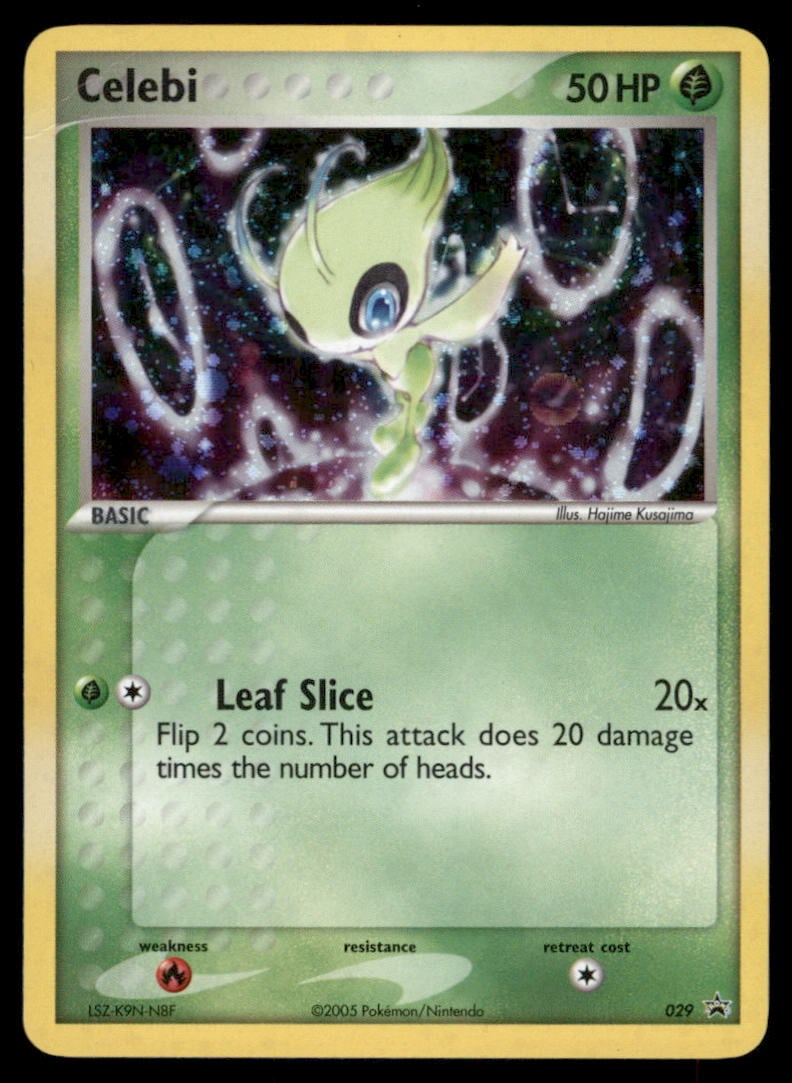 Celebi Nintendo Promos #029 Holo Pokemon Card: We offer combined shipping on multiple items. Buyers may also arrange their own shipping. LiveShipping is a separate and independent option for shipping that is NOT a part of the auction house or thei