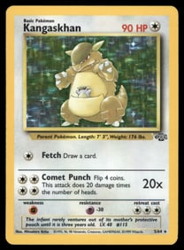 Kangaskhan (5) Jungle #05/64 Holo Pokemon Card