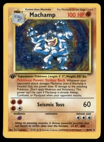 Machamp Deck Exclusives #008/102 Holo Pokemon Card