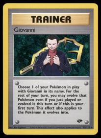 Giovanni (18) Gym Challenge #018/132 Holo Pokemon Card