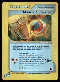 Miracle Sphere Alpha Skyridge #129/144 Holo Pokemon Card