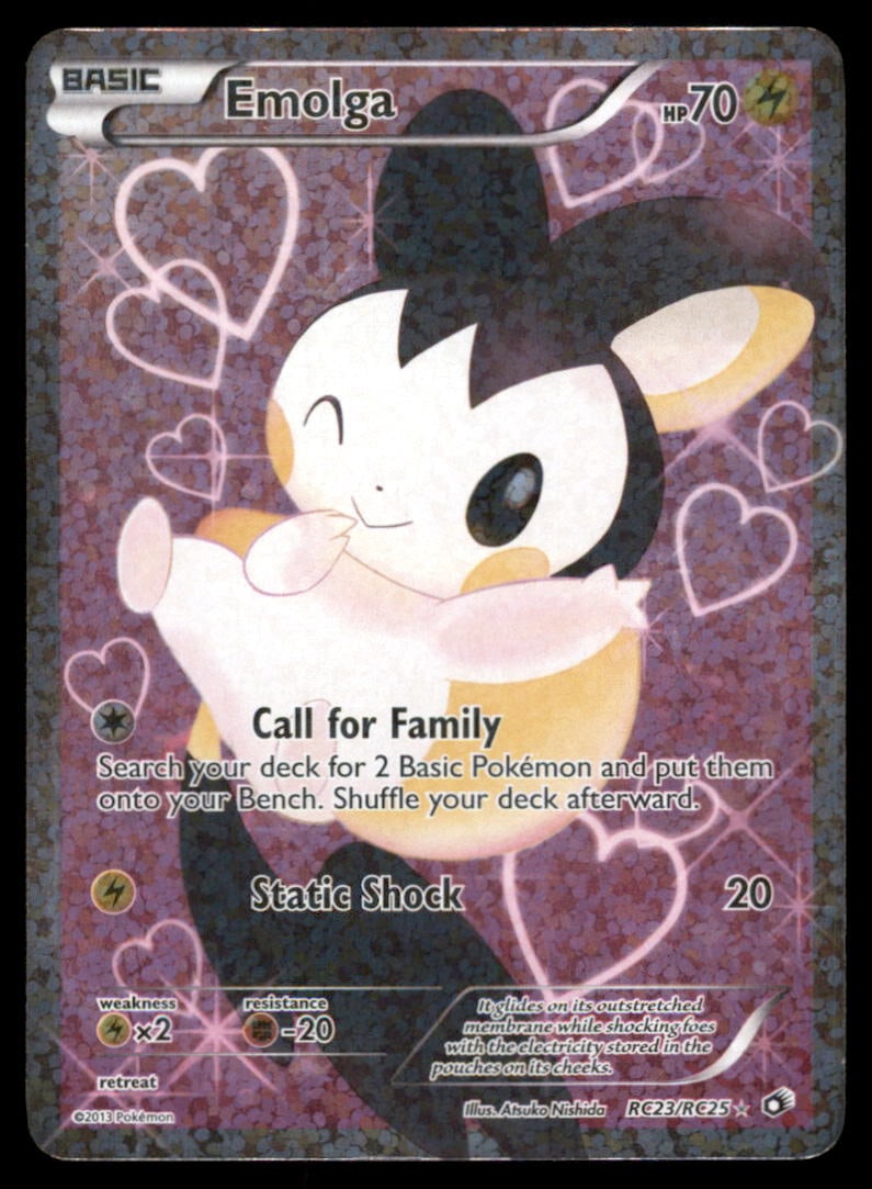 Emolga (Full Art) Legendary Treasures: Radiant Collection #RC23/RC25 Holo Pokemon Card (1 of 2)