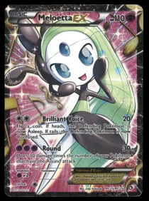 Meloetta EX (Full Art) Legendary Treasures: Radiant Collection #RC25/RC25 Holo Pokemon Card