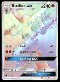 Blaziken GX (Secret) SM - Celestial Storm #170/168 Holo Pokemon Card