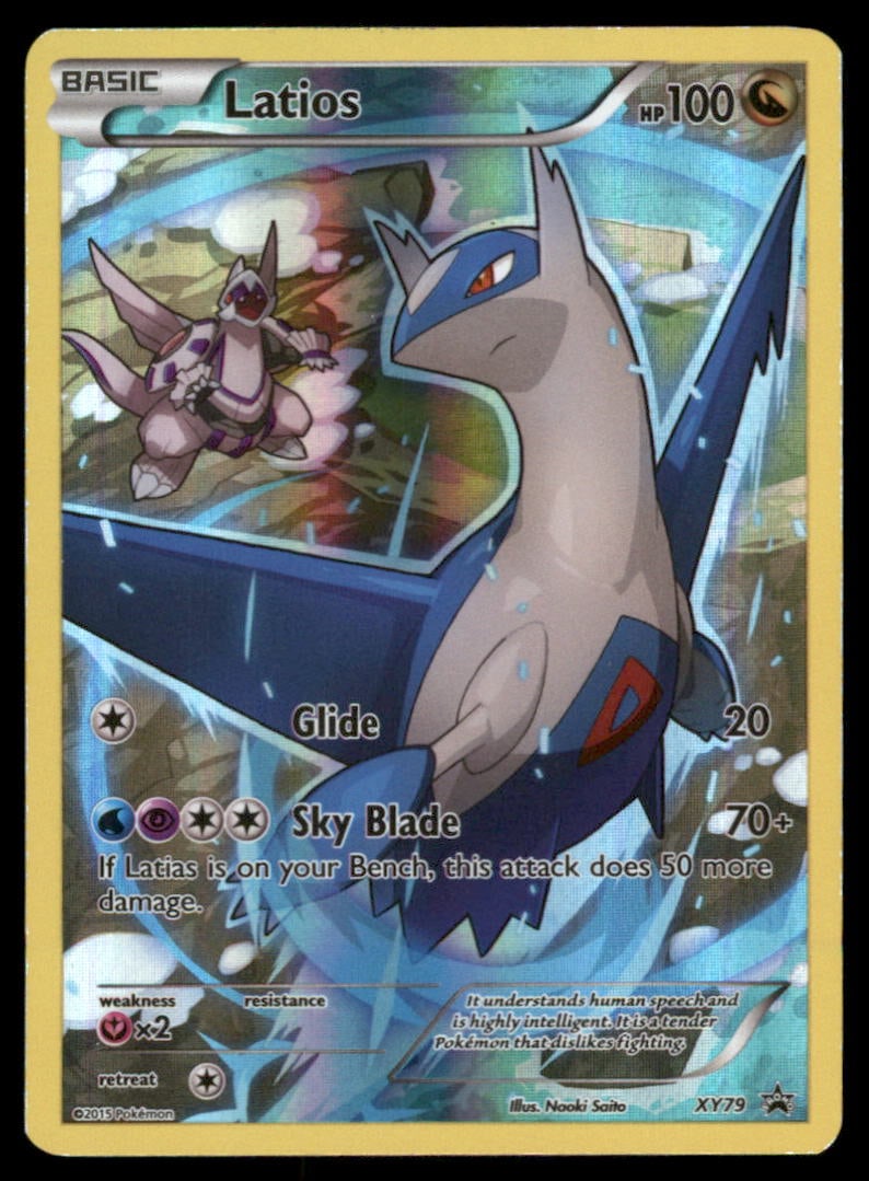 Latios (Full Art Promo) XY Promos #XY79 Holo Pokemon Card: We offer combined shipping on multiple items. Buyers may also arrange their own shipping. LiveShipping is a separate and independent option for shipping that is NOT a part of the auction house or thei
