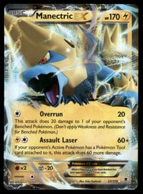 Manectric EX XY - Phantom Forces #23/119 Holo Pokemon Card