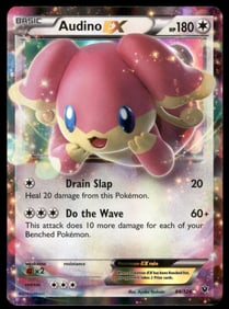 Audino EX XY - Fates Collide #84/124 Holo Pokemon Card