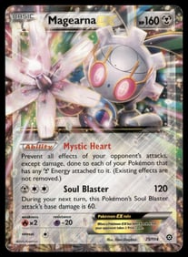 Magearna EX XY - Steam Siege #75/114 Holo Pokemon Card