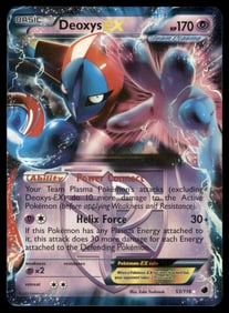 Deoxys EX (Team Plasma) BW8: Spiral Force #025/051 Holo Pokemon Card