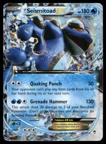 Seismitoad EX XY - Furious Fists #20/111 Holo Pokemon Card