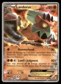 Landorus EX Boundaries Crossed #89/149 Holo Pokemon Card