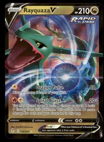 Rayquaza V SWSH07: Evolving Skies #110/203 Holo Pokemon Card