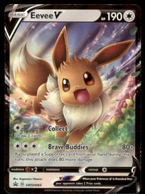 Eevee V SWSH: Sword & Shield Promo Cards #SWSH065 Holo Pokemon Card