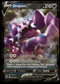 Drapion V SWSH04: Vivid Voltage #106/185 Holo Pokemon Card