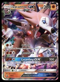 Lycanroc GX SM Promos #SM14 Holo Pokemon Card
