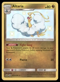 Altaria Hidden Fates: Shiny Vault #SV37/SV94 Holo Pokemon Card
