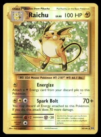 Raichu XY - Evolutions #36/108 Holo Pokemon Card