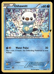 Oshawott McDonald's 25th Anniversary Promos #021/025 Holo Pokemon Card