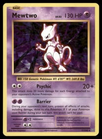Mewtwo XY - Evolutions #51/108 Holo Pokemon Card