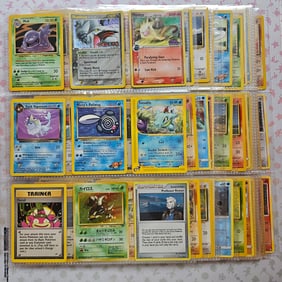 Lot of 144 ALL VINTAGE Pokemon Cards