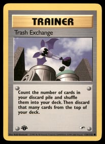 Trash Exchange Gym Heroes #126/132 1st. ED. Pokemon Card