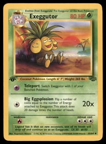 Exeggutor Jungle #35/64 1st. ED. Pokemon Card