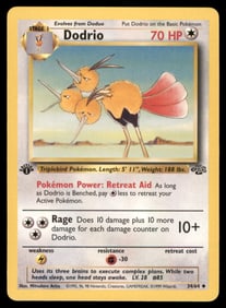 Dodrio Jungle #34/64 1st. ED. Pokemon Card