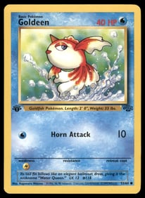 Goldeen Jungle #53/64 1st. ED. Pokemon Card