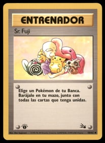 Mr. Fuji Fossil #58/62 1st. ED. Pokemon Card