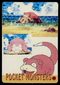 Slowpoke Holo Prism Sticker Japanese Pokemon Card Pocket Monsters