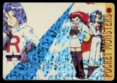 Team Rocket Holo Prism Sticker Japanese Pokemon Card Pocket Monsters