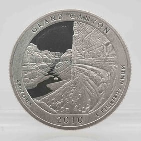2010 American Proof Silver Quarter ATB Grand Canyon