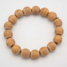 Chinese Thuja Wood Bead Bracelet