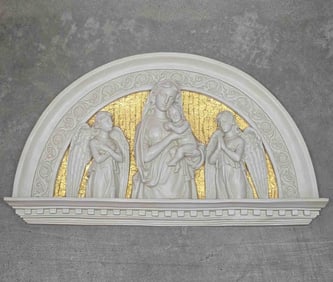 Toscano Wall Sculpture On "Virgin Mary And Child"