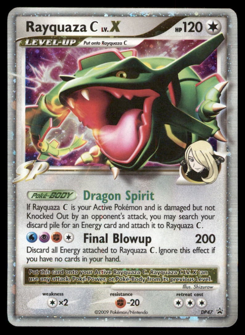 Rayquaza C LV.X Diamond and Pearl Promos #DP47 Holo Pokemon Card (1 of 2)