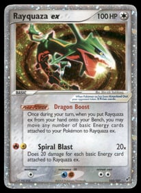 Rayquaza ex Deoxys #102/107 Holo Pokemon Card